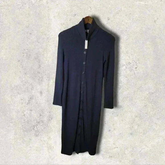 Madewell Button-Front Midi Shirtdress Sz Small - Picture 3 of 4